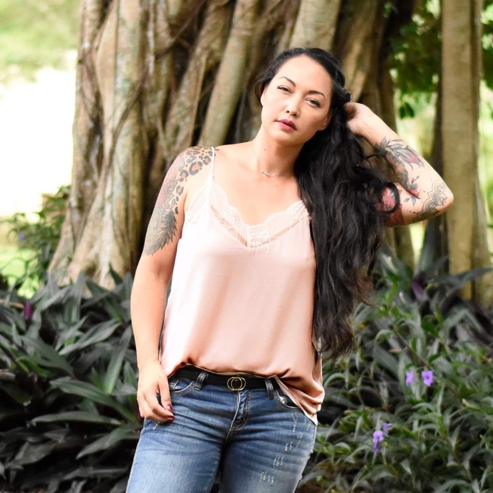 Blush Lace Cami - Picture 4 of 5